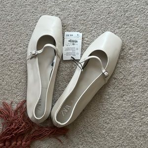 Zara cream Mary Janes